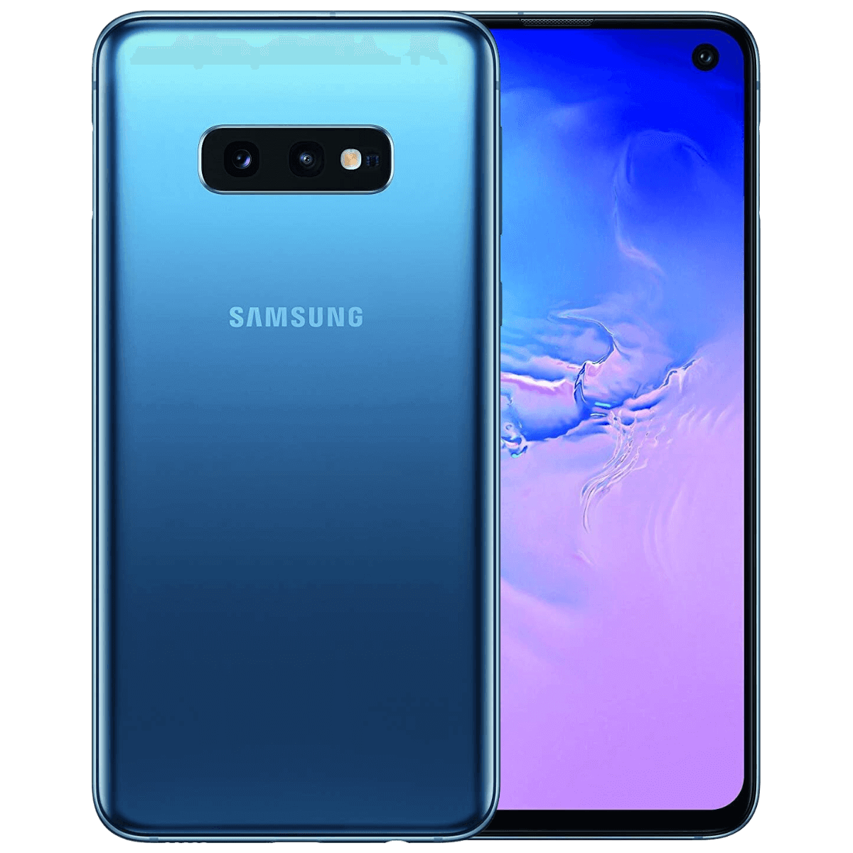Samsung Galaxy S10 - Prism Blue - 128GB - Like New 4 Samsung smartphone with blue gradient design