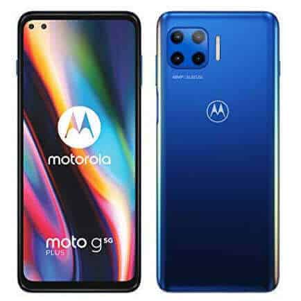 Motorola G 5G Plus - Surfing Blue - 64GB - Good 4 Motorola Moto G Plus smartphone displayed.