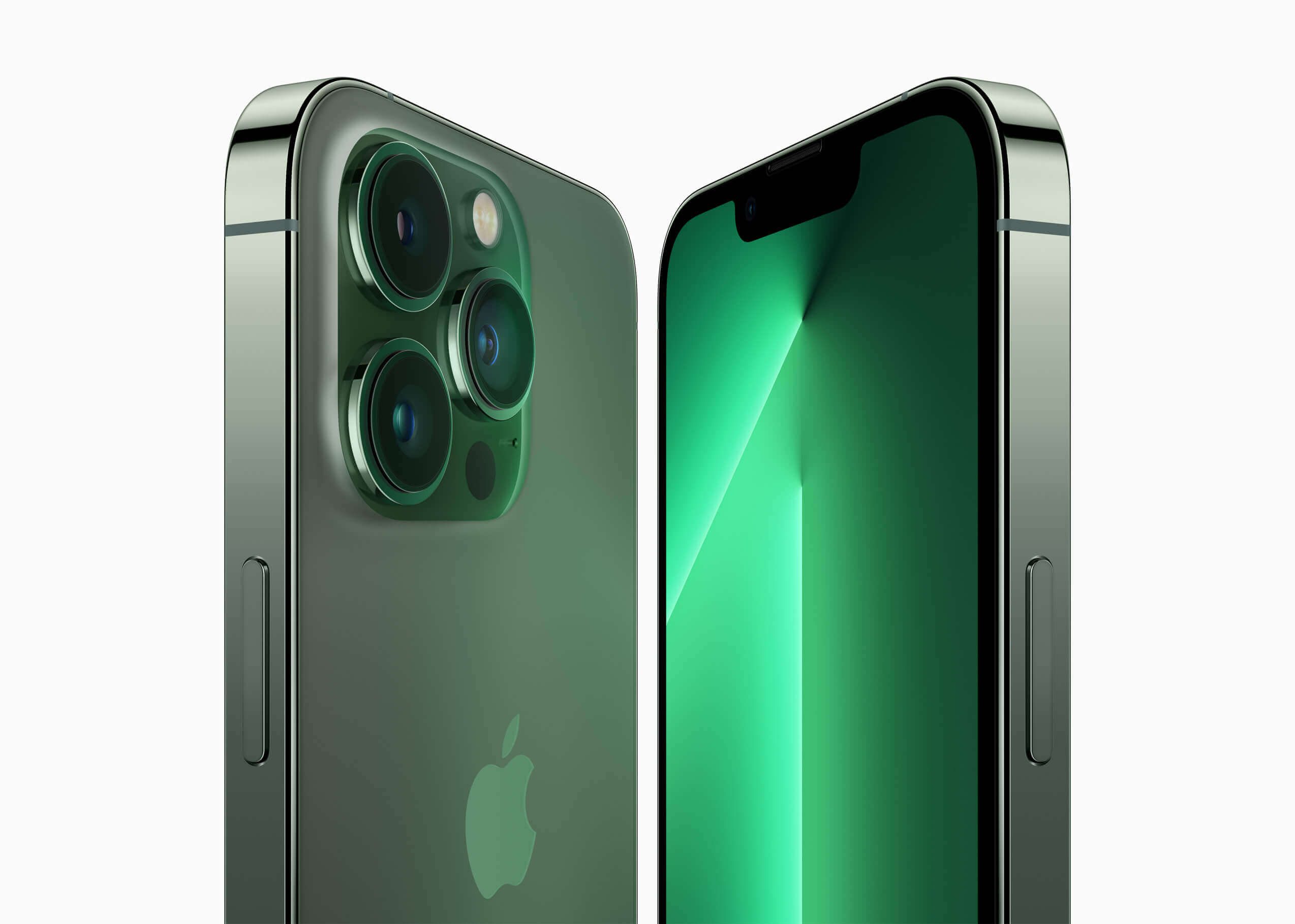 iPhone 13 Pro - Alpine Green - 256GB - Like New 2 Green iPhone with triple camera design