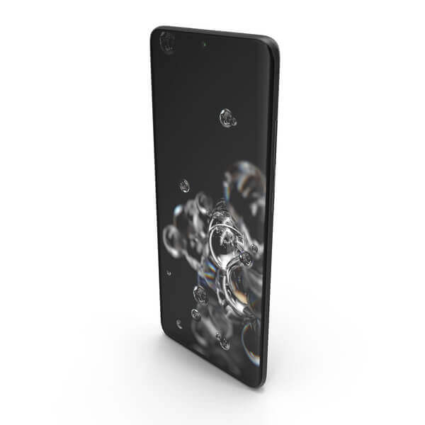Samsung Galaxy S20 Ultra 5G - Cosmic Black - 128GB - Like New 5 Smartphone with abstract bubble design