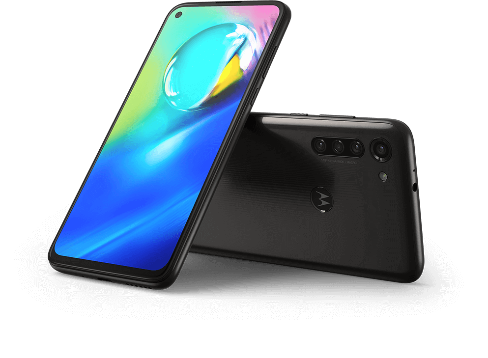 Motorola G8 Power - Black - 64GB - Good 3 Black smartphone with vibrant display.