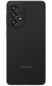 Samsung A33 5G - Black - 128GB - Like New 3 Black Samsung smartphone rear view