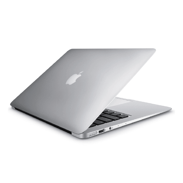 Apple MacBook Air 13" (2014) - i5, 128GB - Silver - Very Good 3 Sleek silver Apple laptop, partially open.