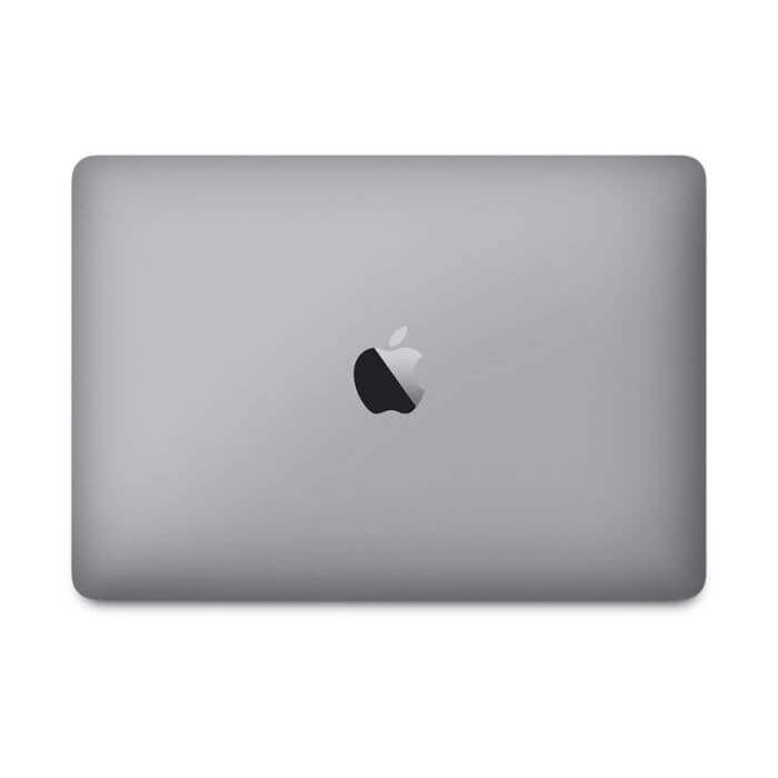 Apple MacBook 12" (2016) - M3, 256GB - Space Grey - Good 3 Silver laptop with Apple logo