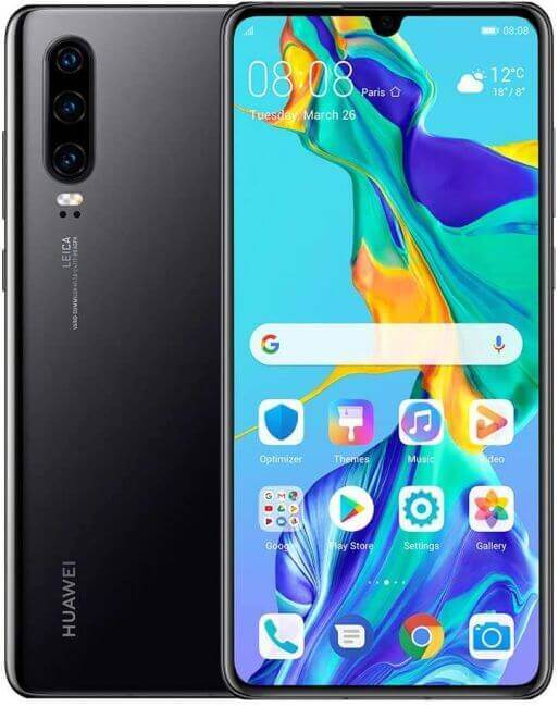 Huawei P30 - Black - 128GB - Like New 3 Huawei smartphone with vibrant display