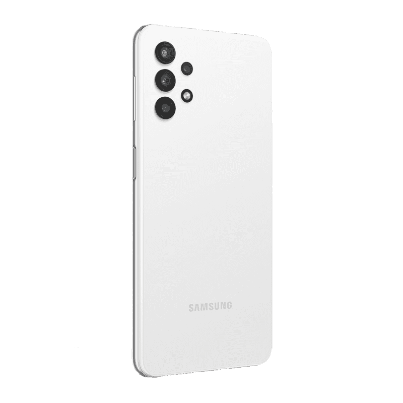 Samsung A32 5G - White - 64GB - Like New 2 White Samsung smartphone with multiple cameras