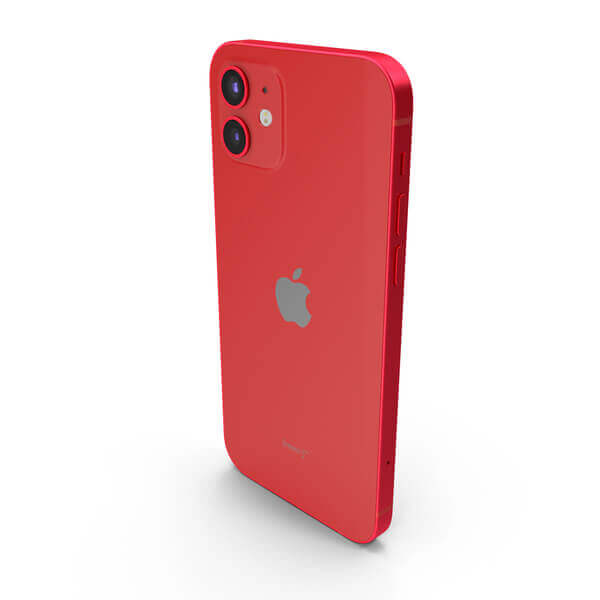 iPhone 12 - Red - 128GB -Excellent 2 Red Apple iPhone 12 smartphone, angled