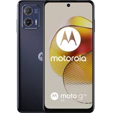 Motorola G73 5G - Midnight Blue - 256GB - Like New 5 Motorola smartphone with logo displayed.