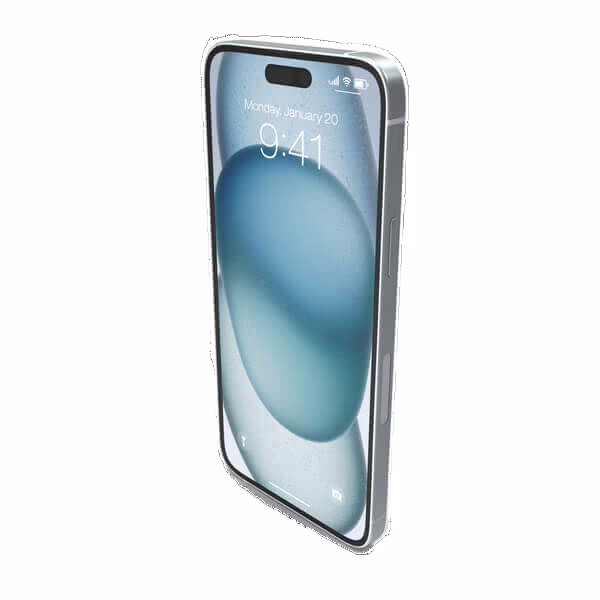 iPhone 15 - Blue - 128GB - Like New 6 Smartphone displaying time and date