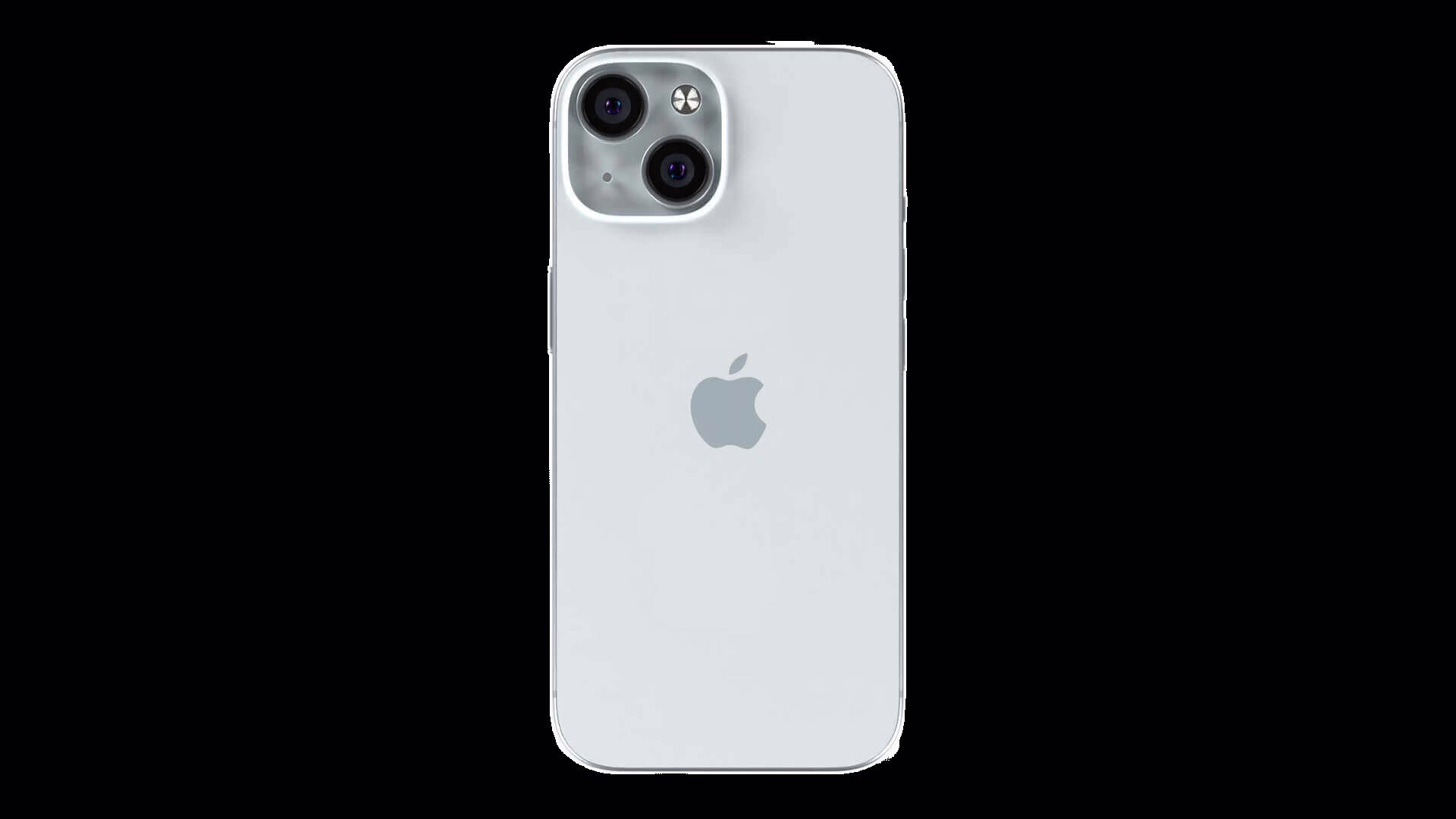 iPhone 15 - Blue - 128GB - Like New 5 White smartphone with Apple logo